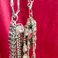 Metal Crystal Charms Bag Phone Holder Style Paco Rabanne