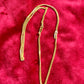 Christian Dior vintage refurbished gold plated 18K long necklace CD charms 