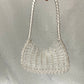 Mini Plexi Sparkle Shoulder Bag Style Paco Rabanne