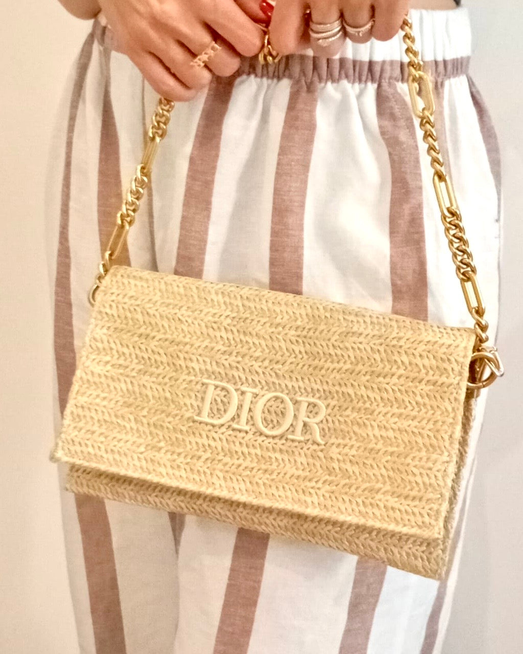 Wicker Dior Clutch ( Modified Choice)