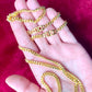 Classic vintage 80’s authentic Christian Dior designer jewelry- refurbished gold plated 18K long necklace CD charms rare find 