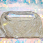 Silver Pixel Metal Tote Bag Style Paco Rabanne