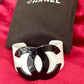 Plastic Chanel Monogram Cuff Bracelet