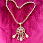 Pendant Charms Refurbished 18K Gold 80’s Necklace Style Yves Saint Laurent