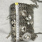 Metal Crystal Charms Purse Phone Holder Style Paco Rabanne
