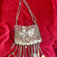 Metal & Dangling Crystal Charms Bag Style Paco Rabanne