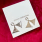 Pendientes de aro Paco Rabanne en tono plateado