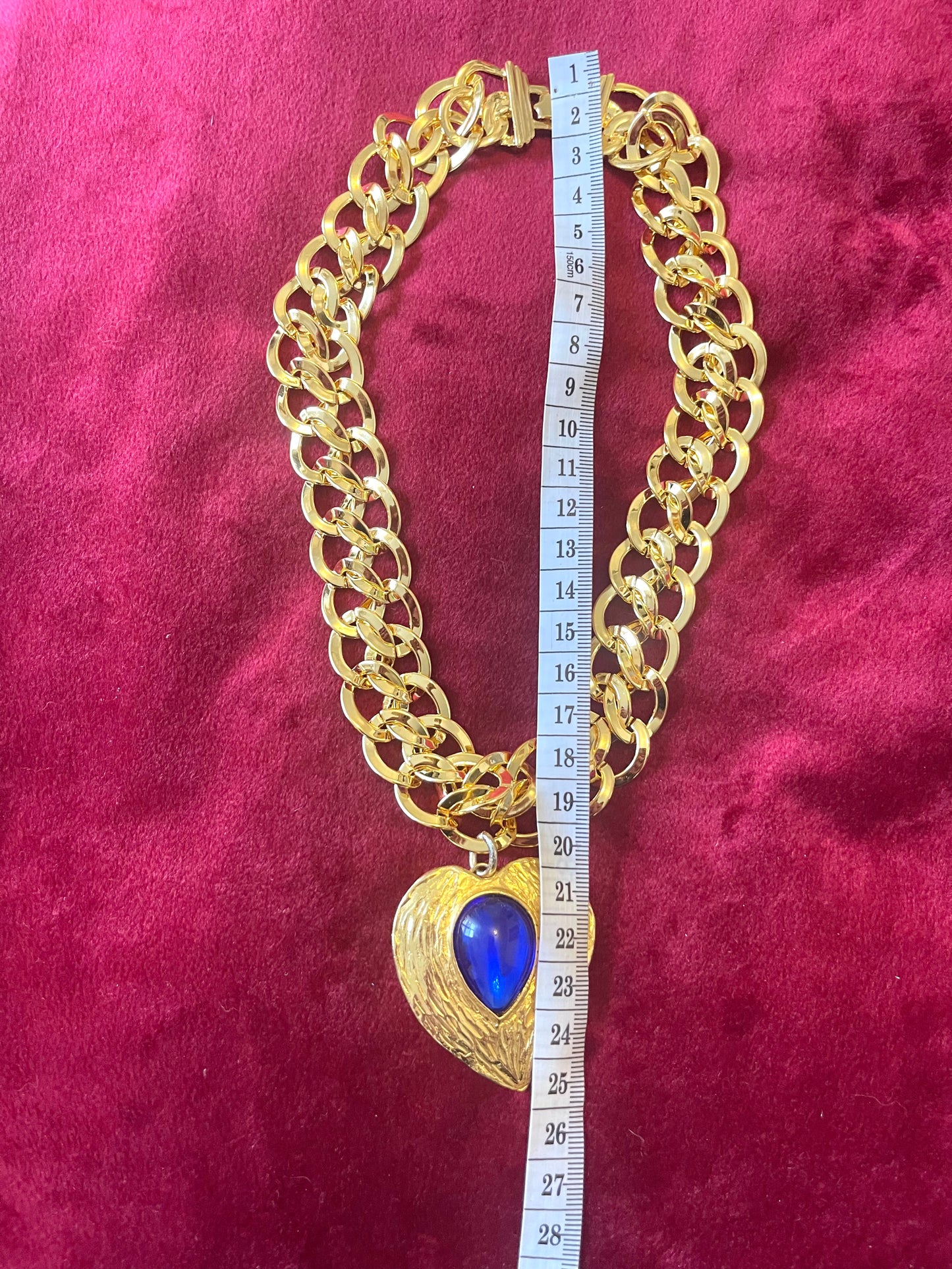 Collar con colgante Arty Monet de Yves Saint Laurent vintage