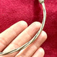 Collier bague en argent vintage Yves Saint Laurent, trouvaille rare