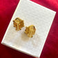 Christian Dior Vintage Button Earrings