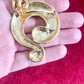 Question Mark Vintage Scarf Holder Pendant Yves Saint Laurent