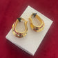 Vintage Yves Saint Laurent Hoop 80s Earrings