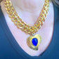 Collar con colgante Arty Monet de Yves Saint Laurent vintage