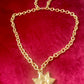 Collier pendentif étoile rare vintage Yves Saint Laurent