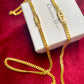 vintage 80’s authentic Christian Dior designer jewelry- refurbished gold plated 18K long necklace CD charms 