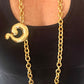 Question Mark Vintage Scarf Holder Pendant Yves Saint Laurent