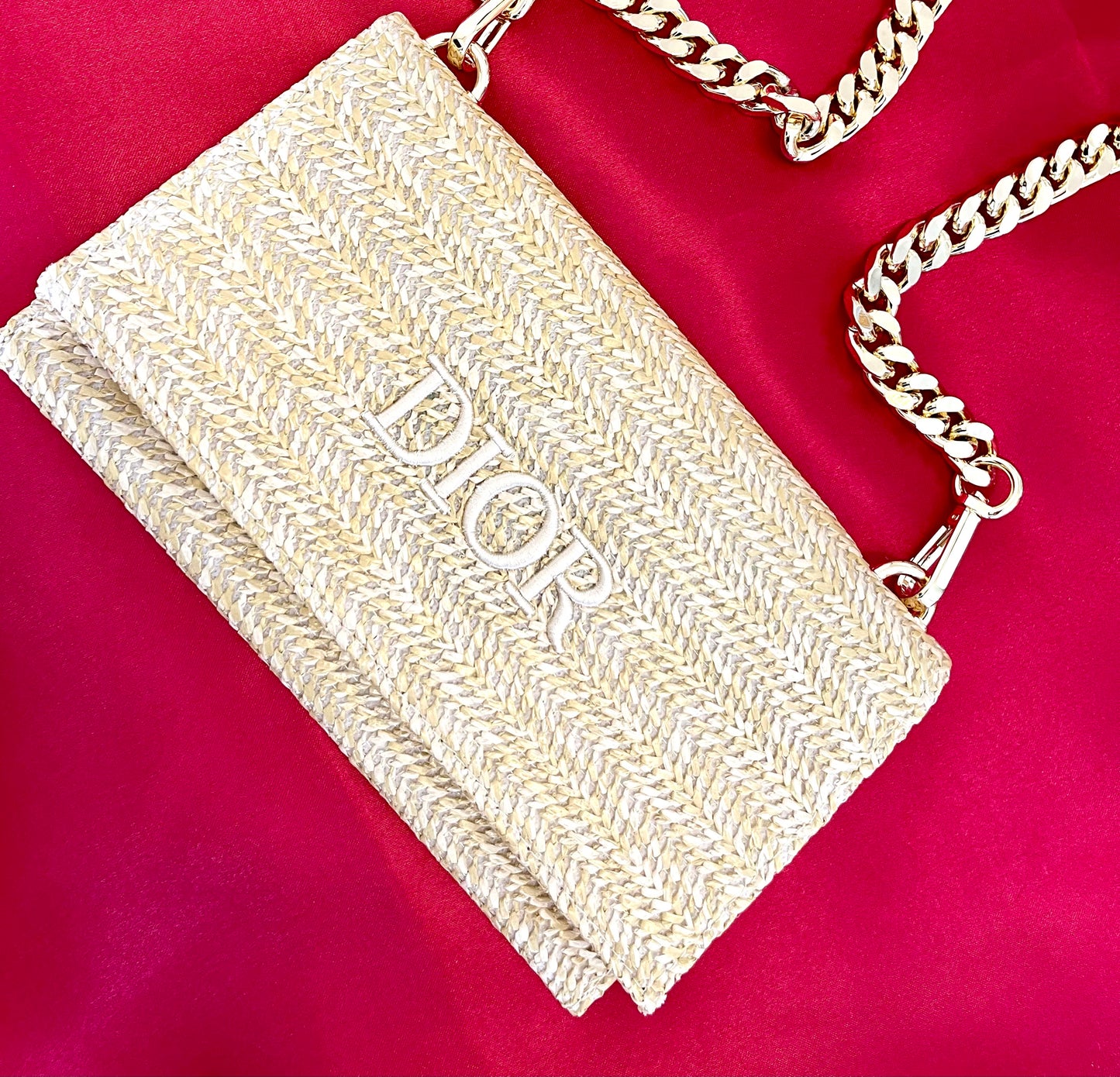 Wicker Dior Clutch ( Modified Choice)