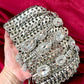 Metal Crystal Charms Purse Phone Holder Style Paco Rabanne