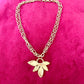 Yves Saint Laurent 80’s authentic statement pendant, collectible designer jewelry long chain necklace 