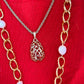 Authentic Vintage Yves Saint Laurent Arabesque Design Necklace