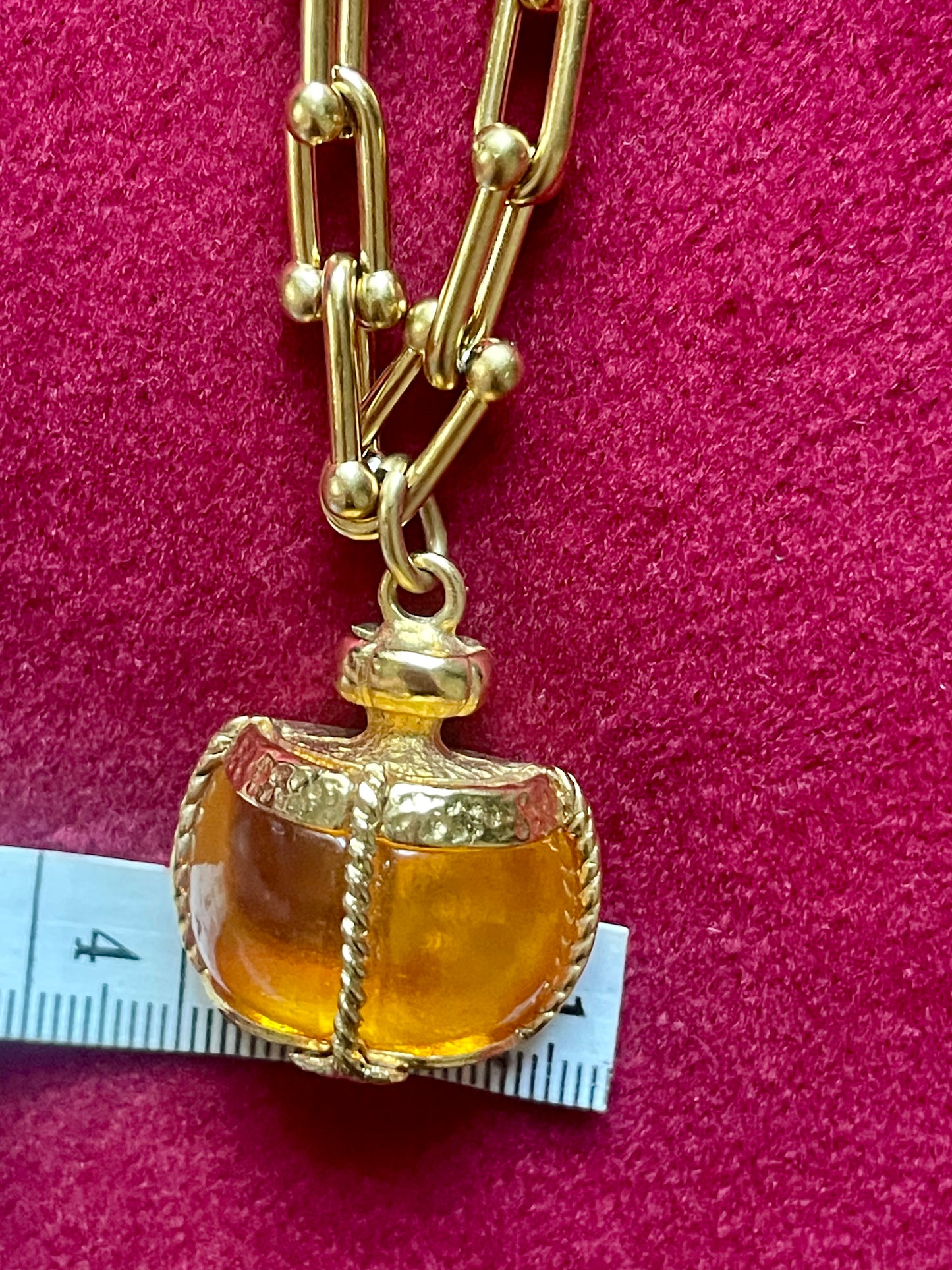 Yves Saint Laurent Vintage Champagne Authentic Pendant