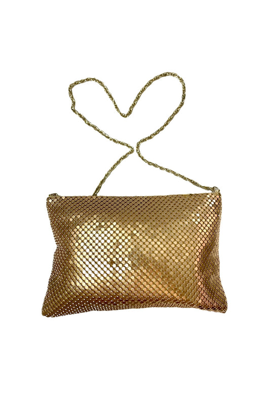 Pixel Gold Metal Paco Rabanne Parfums Crossbody Bag