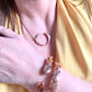 Set Rose Gold Paco Rabanne Bracelets & Pendant Necklace