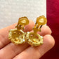 Christian Dior Vintage Button Earrings