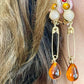 Boucles d'oreilles à épingles en or Dior