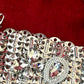 Metal & Dangling Crystal Charms Bag Style Paco Rabanne