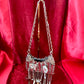 Metal & Dangling Crystal Charms Bag Style Paco Rabanne