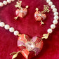 Statement Love Cubid Jewelry Set Haute Couture Style Oscar De La Renta Betsey Johnson