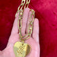 Vintage Yves Saint Laurent Authentic Heart Pendant Orena Necklace