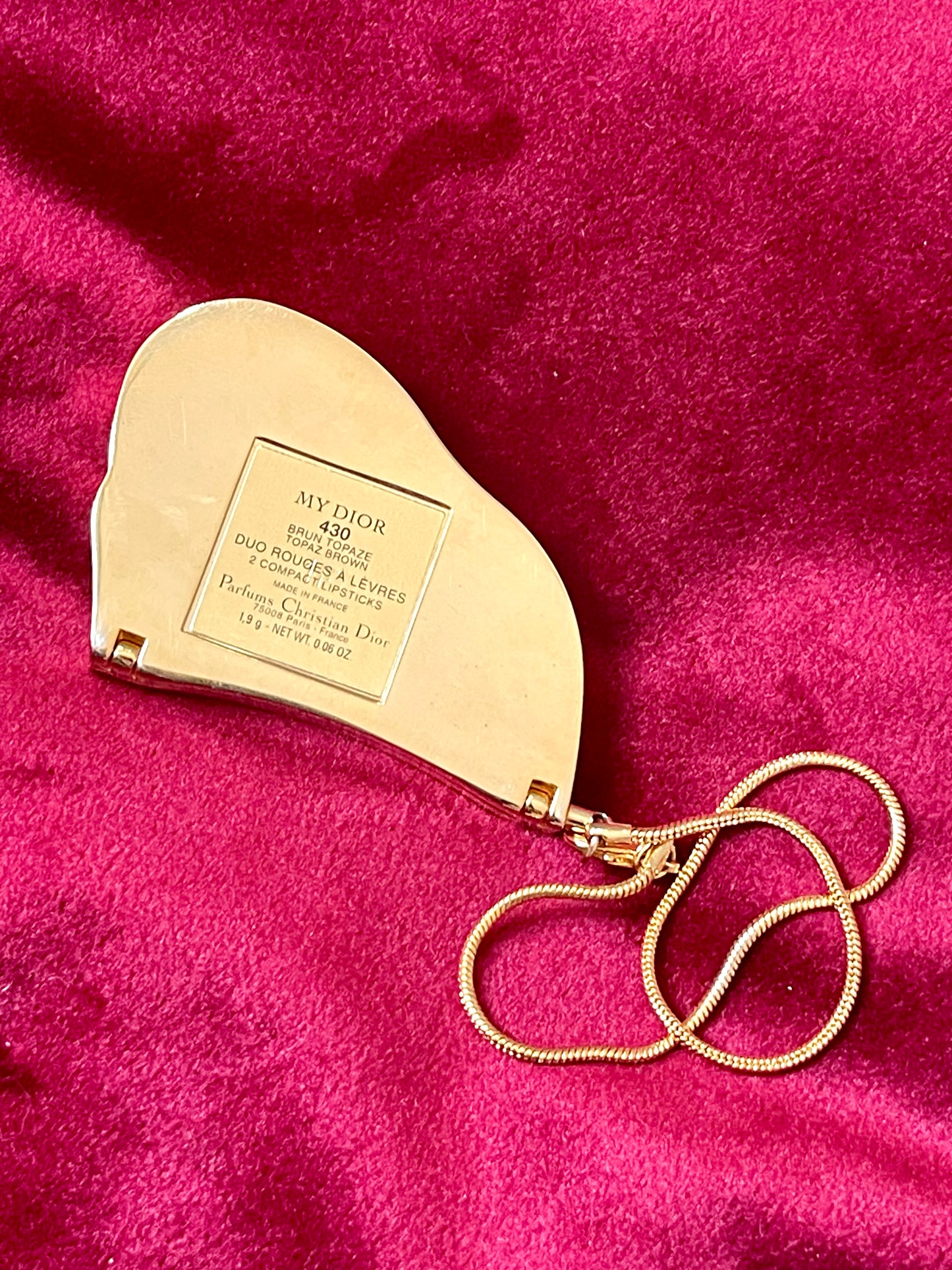 La selle My Dior Bag Charm vintage Collectible