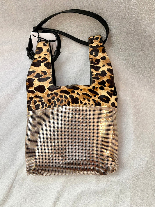 Paco Rabanne Gold Panther Fur Bag Limited Edition