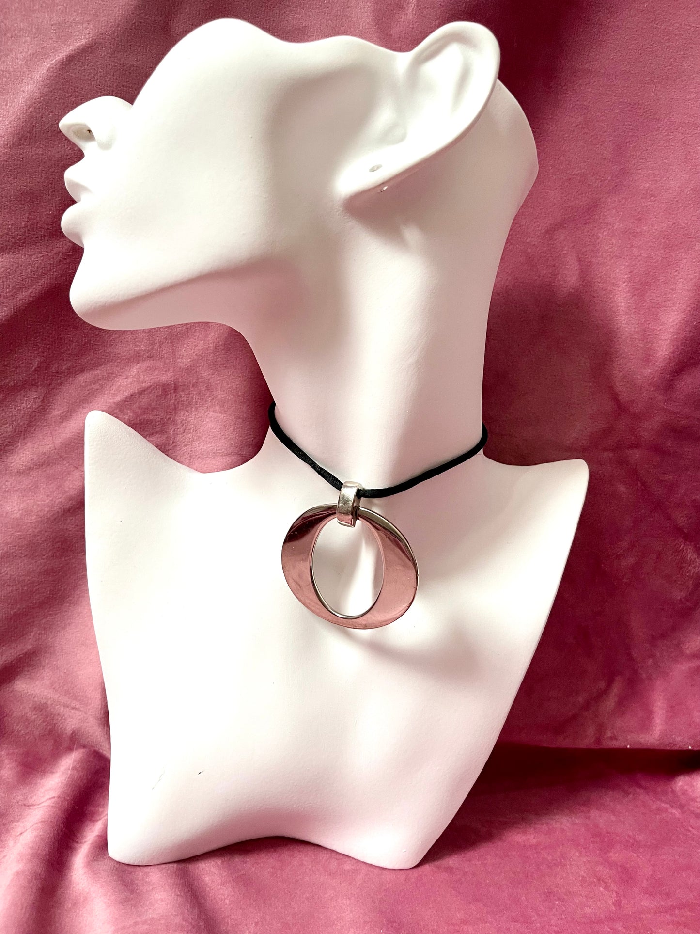 Vintage auténtico Christian Dior colgante collar