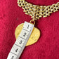Refurbished18KG Vintage Yves Saint Laurent Love Pendant Monet Necklace
