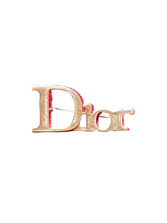 Dior Classic Monogram Brooch