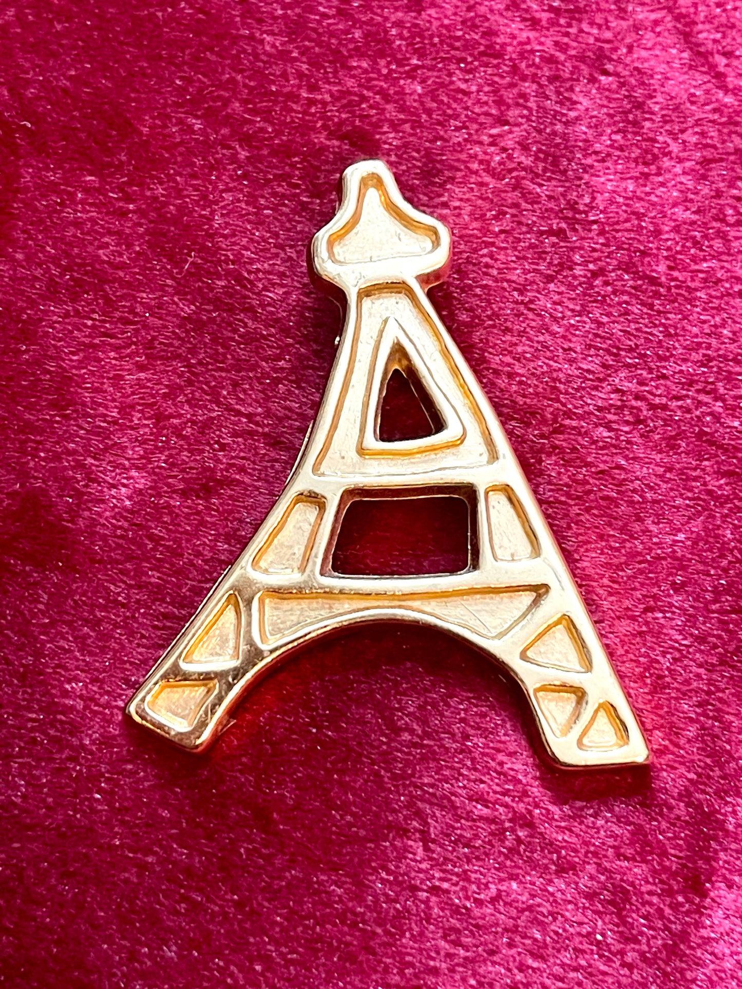 Authentic Vintage Yves Saint Laurent Eiffel Tower brooch