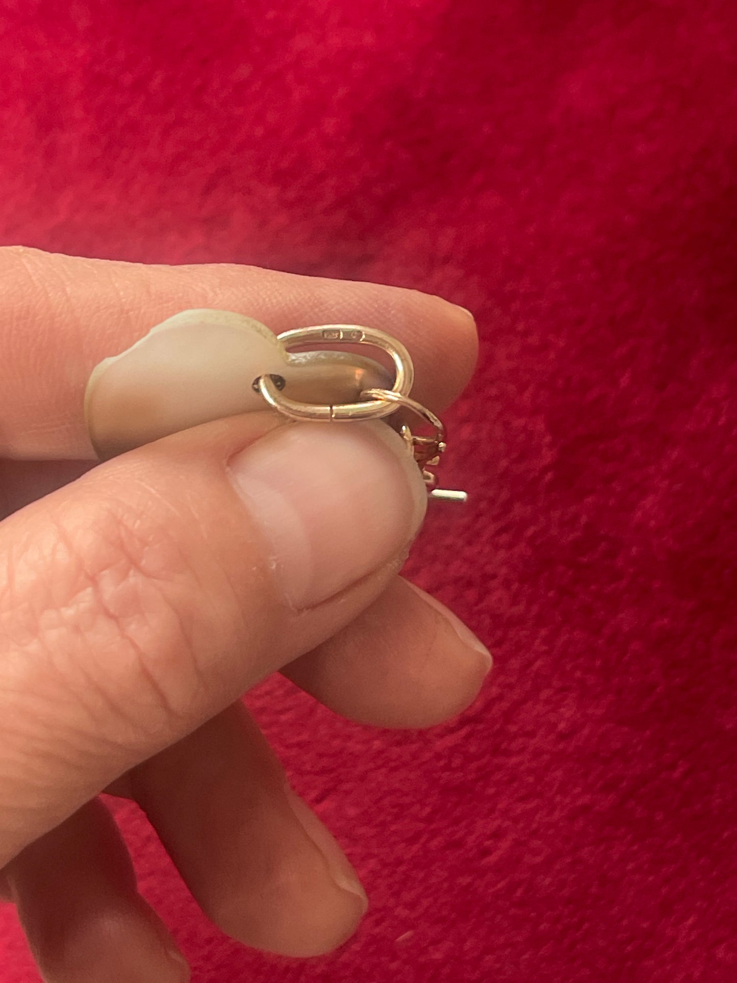 Vintage Yves Saint Laurent Heart Seashell Pendant on Black Leather Necklace