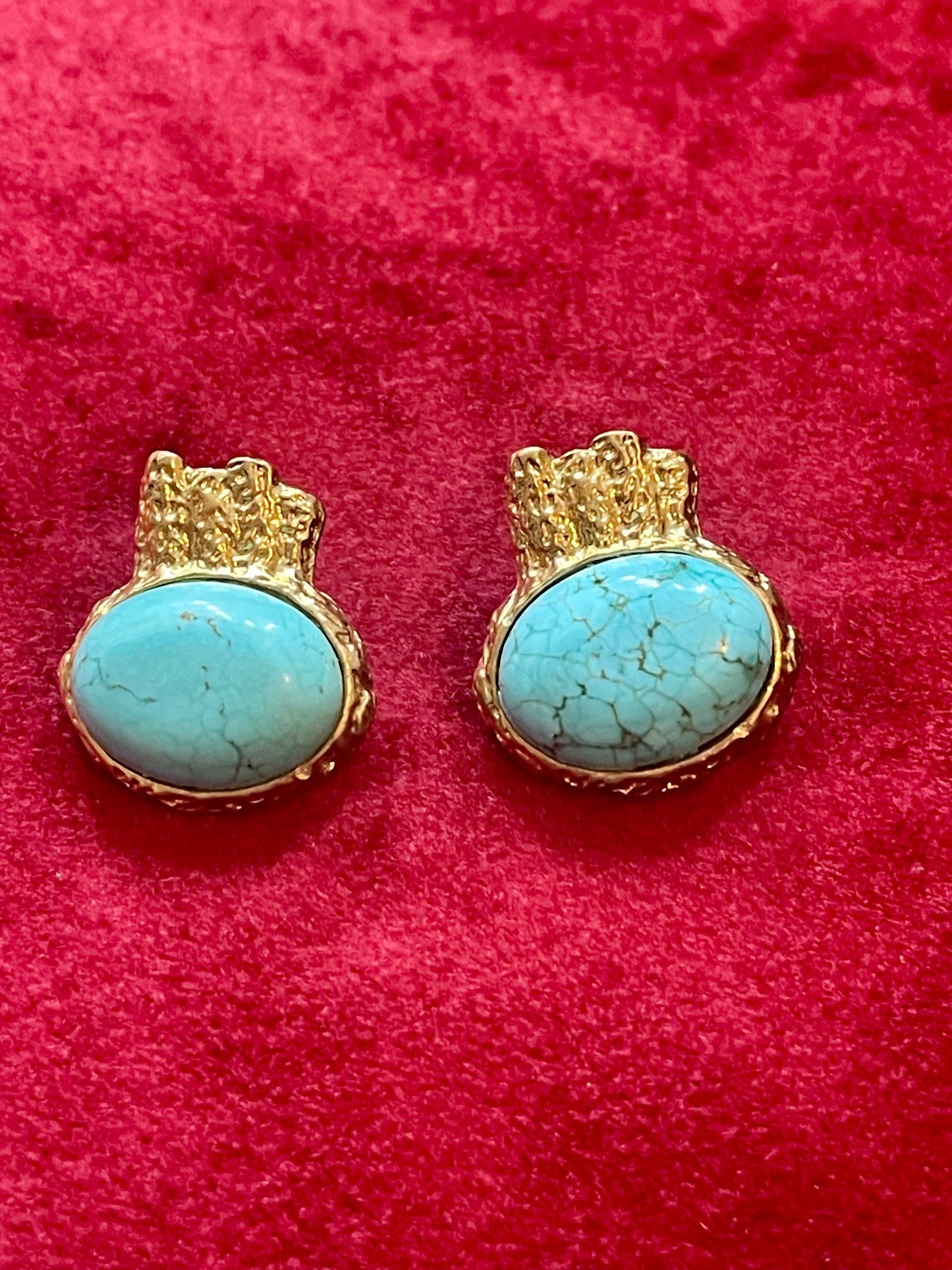 Sac vintage Yves Saint Laurent Arty turquoise et or