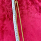 Lobster clasp detail of refurbished Christian Dior vintage gold necklace 22 cm long