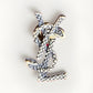 Yves Saint Laurent Copper Serpent Pin