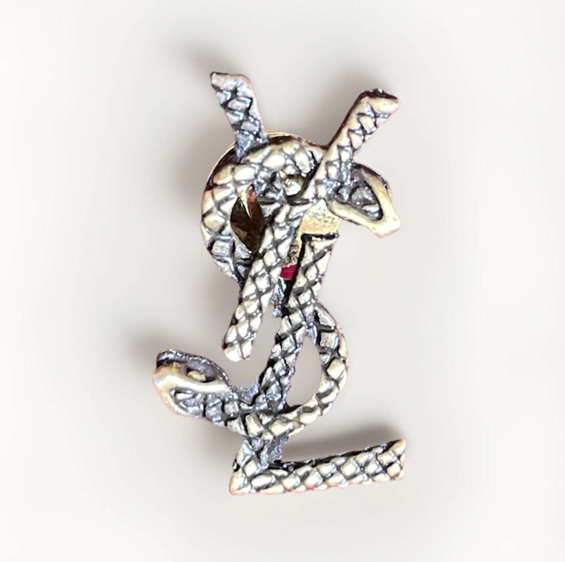 Yves Saint Laurent Copper Serpent Pin