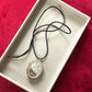 Vintage Pendant Dior Steel & Crystal Makeup Necklace