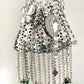 Metal & Dangling Crystal Charms Bag Style Paco Rabanne