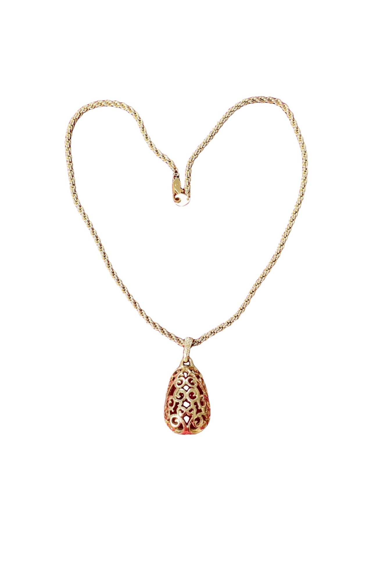 Authentic Vintage Yves Saint Laurent Arabesque Design Necklace