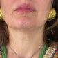 Vintage 80’s clip on earrings, repurposed with 18KG classic designer collectibles 