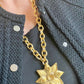 Collier pendentif étoile rare vintage Yves Saint Laurent