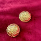 Vintage 80’s clip on earrings, repurposed with 18KG classic designer collectibles 